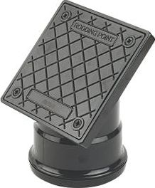 FloPlast, 1228[^]82622 D884 PVC Square Rodding Point