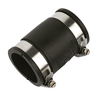 FLOPLAST Flexi Waste Straight Coupling 38-45mm