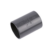 FLOPLAST Straight Coupling Grey 32mm Pack of 5