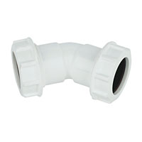 FLOPLAST Universal Compression Waste Bend 32mm