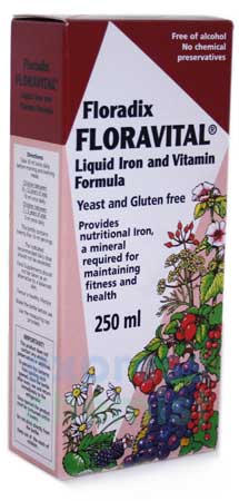 Floravital Liquid Iron and Vitamin