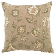 Floral Brocade Jacquard Cushion, Green