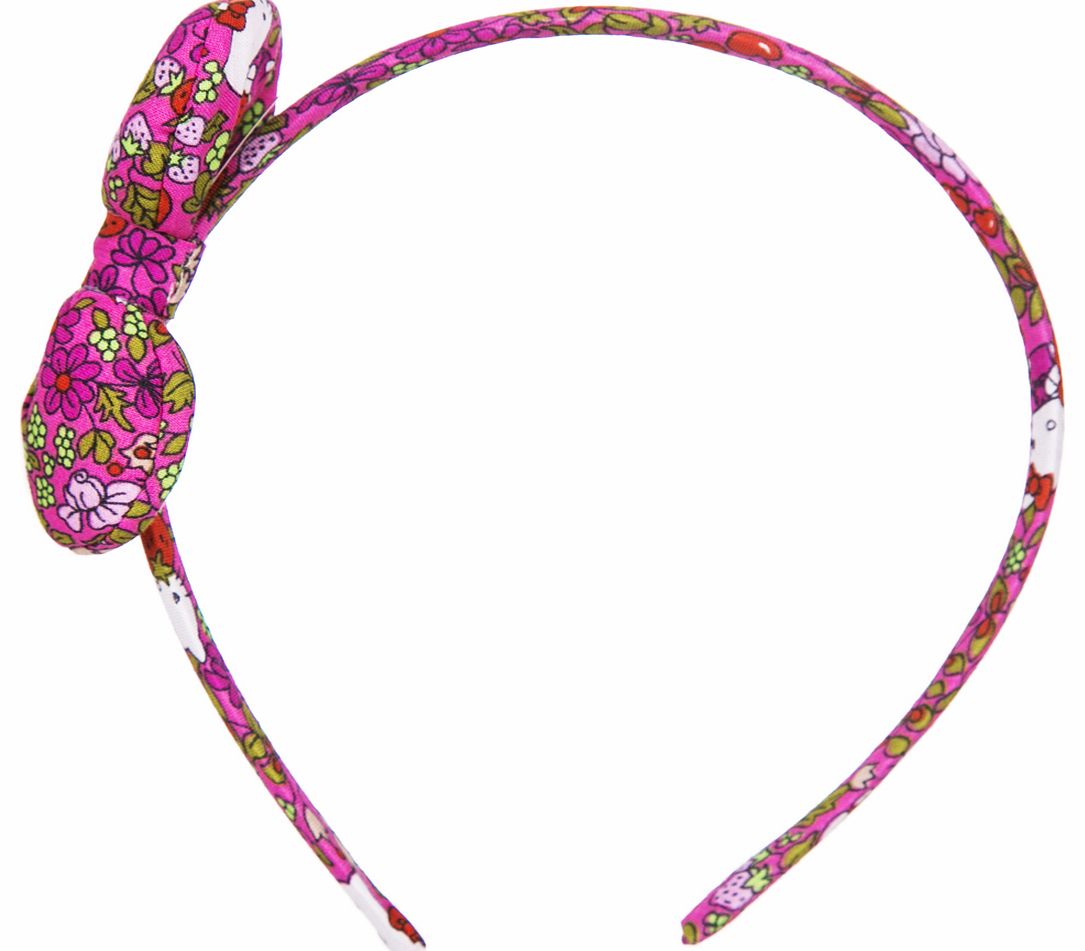 Floral Liberty X Hello Kitty Padded Bow Aliceband