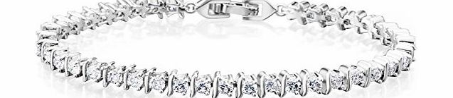  Christmas Gift for Women Teardrop Transparent Cubic Zirconia Bracelet Fashion Jewelry