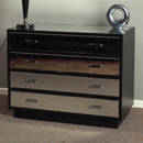 Florence Mirrored 4 drawer chest furniture