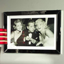 Mirrored Picture frame with movie print