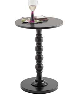 Florence Pedestal Table- Black