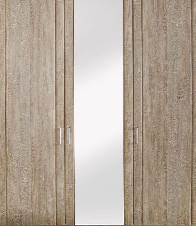 Florida 3 Door Wardrobe With 1 Mirrored Door