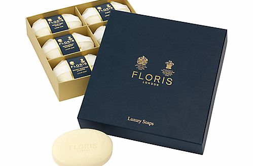 Floris Luxury Soap Collection, 6 x 100g