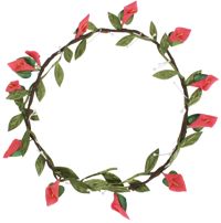 Hair Wreath - Calla Lily - Coral