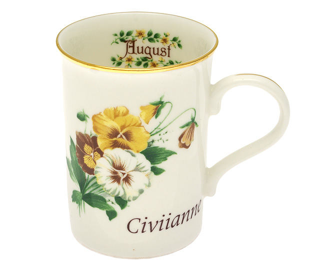 flower Of The Month Mug - August