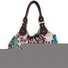 Flower Power Shoulder Bag - LBT-142 Brown