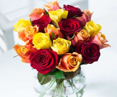 Flowers Direct Autumnal Mixed Roses
