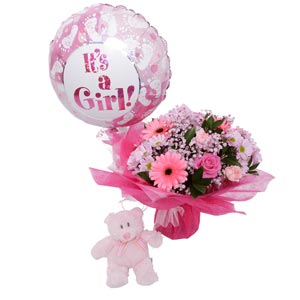 Flowers Direct Baby Bundle Pink