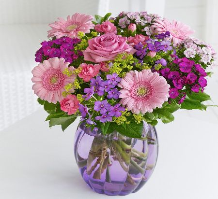 Flowers Direct Summer Pastels Vase