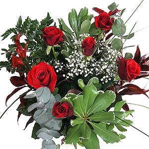 Flowers Directory 6 Berlin / First Red Rose Bouquet