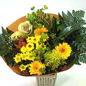 Flowers Directory Rhian Yellow Handtie