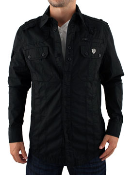 Fly 53 Black Autobahn Long Sleeve Shirt Jacket