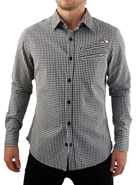 Fly 53 Black Marathon Check Shirt