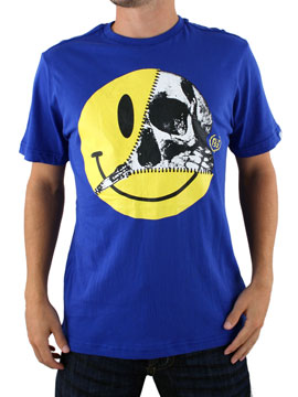 Fly 53 Blue Smiley T-Shirt