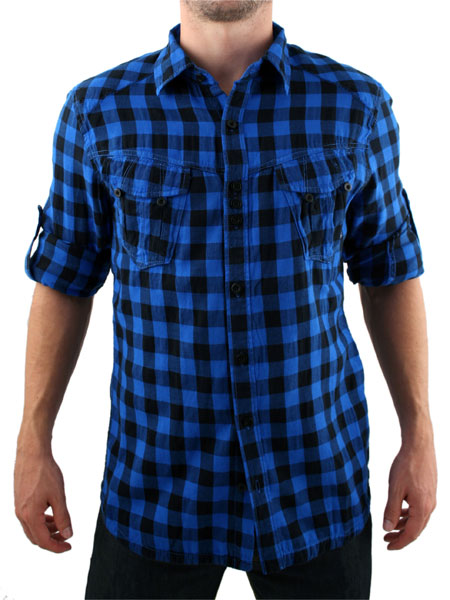 Fly 53 Electric Blue/Black Devil Beard Shirt