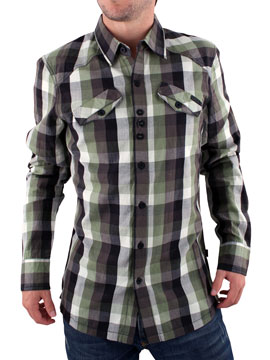 Fly 53 Green/Grey Dog Wheels Long Sleeve Shirt