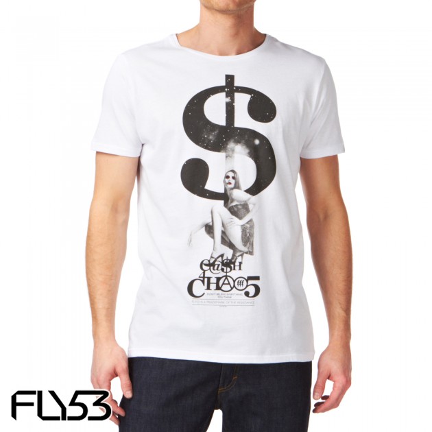 Mens Fly 53 Bad Penny T-Shirt - White