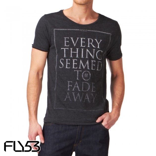 Mens Fly 53 Fade Away T-Shirt - Overdyed