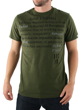 Fly 53 Olive Fubar T-Shirt
