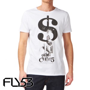 Fly 53 T-Shirts - Fly 53 Bad Penny T-Shirt - White