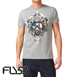 T-Shirts - Fly 53 Liberty T-Shirt - Grey