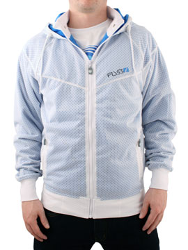 Fly 53 White/Electric Blue Reach Around Jacket