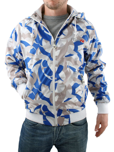 Fly 53 White/Electric Blue Titus Jacket