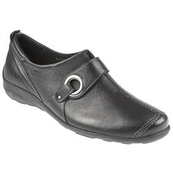 Female ACOFLY1006 Leather Upper Leather/Textile Lining Casual Shoes in Black