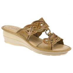 Fly Flot Female Athens Leather Upper Leather Lining in Tan