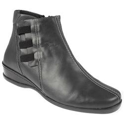 Fly Flot Female CALFLY1003 Leather Upper Leather Lining Casual Boots in Dark Grey