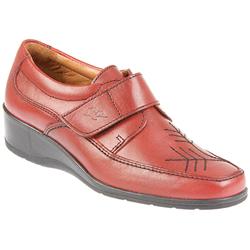 Female Capofly805 Leather Upper Leather Lining Casual in Black Antique, Red