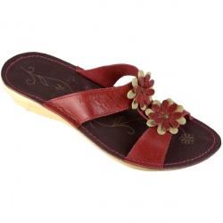 Female Clara Leather Upper Leather Lining Comfort Small Sizes in Red