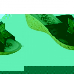 Fly Flot Female Cuba Leather Upper Leather Lining in Black