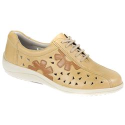 Fly Flot Female Daisy Leather Upper Leather/Other Lining Casual in Tan, White