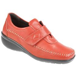 Female Esfly501 Leather Upper Textile/Other Lining Casual Shoes in Red