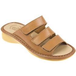 Fly Flot Female Flyl508 Leather Upper Leather insole Lining Adjustable in Tan