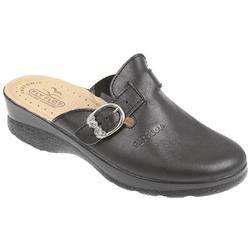 Fly Flot Female Flyl607 Leather Upper Leather insole Lining Adjustable in Black