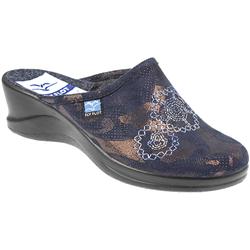 Fly Flot Female Flyl811 Textile Upper Textile Lining Comfort House Mules and Slippers in Navy, Pink