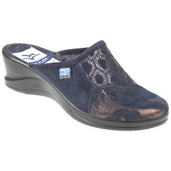 Fly Flot Female Flyl812 Textile Upper Textile Lining Comfort House Mules and Slippers in Navy