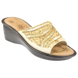 Fly Flot Female Flyltd901sc Leather Upper Leather insole Lining Comfort Small Sizes in Beige, Gold, Metallic