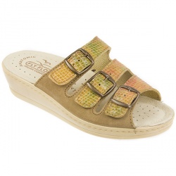 Fly Flot Female Flysc326 Other/Nubuck Upper Leather insole Lining Adjustable in Tan Multi