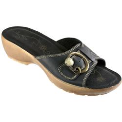 Female Kiera Leather Upper Leather Lining Comfort in Black