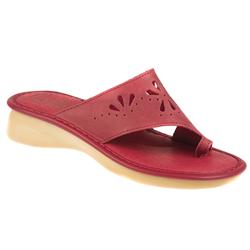 Fly Flot Female Leisa Leather Upper Leather Lining Comfort Small Sizes in Red