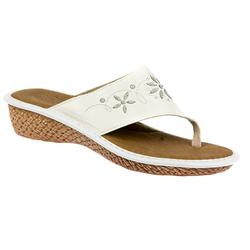 Fly Flot Female Lydia Leather Upper Leather Lining Comfort in White